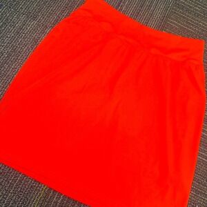 Real Essentials Skort Women Medium Orange Excellent Active Tennis Golf Stretch